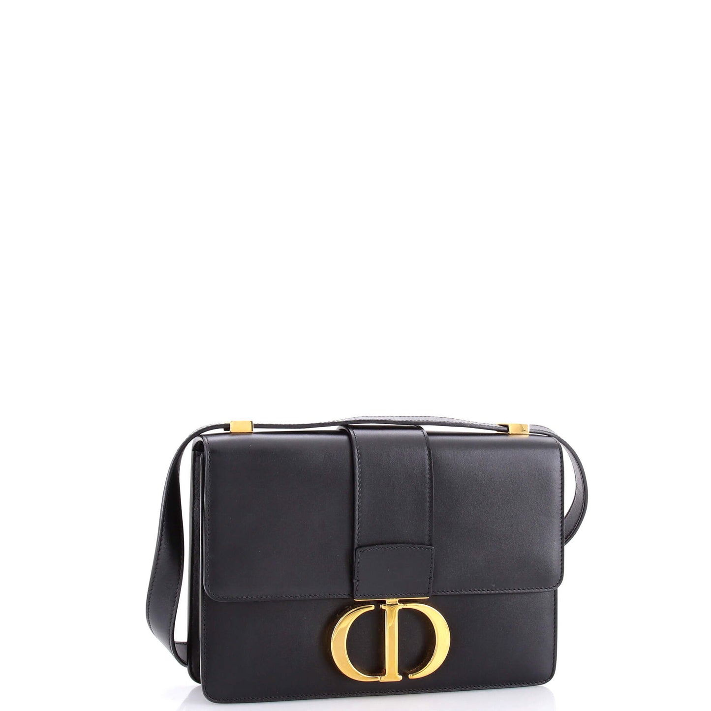 30 Montaigne Flap Bag Leather