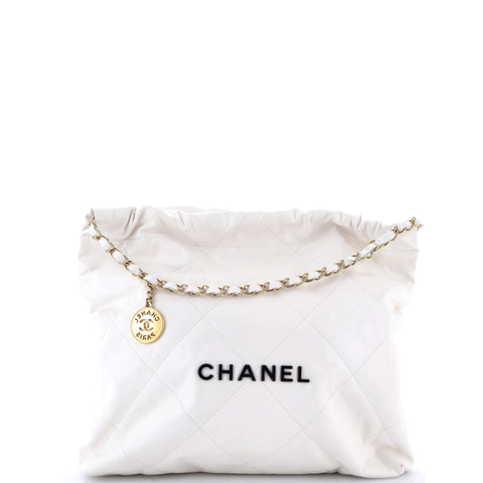 22 Chain Hobo Quilted Calfskin Medium