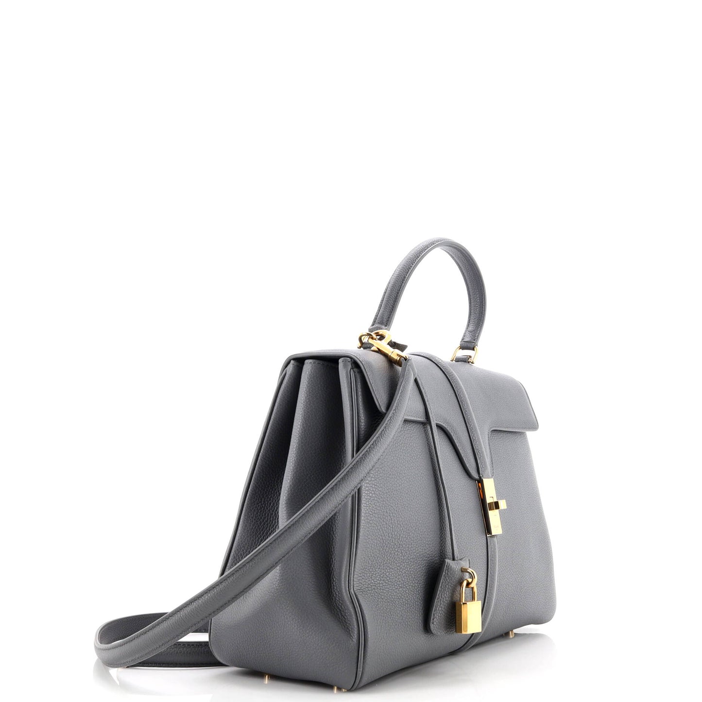 16 Top Handle Bag Grained Calfskin Medium