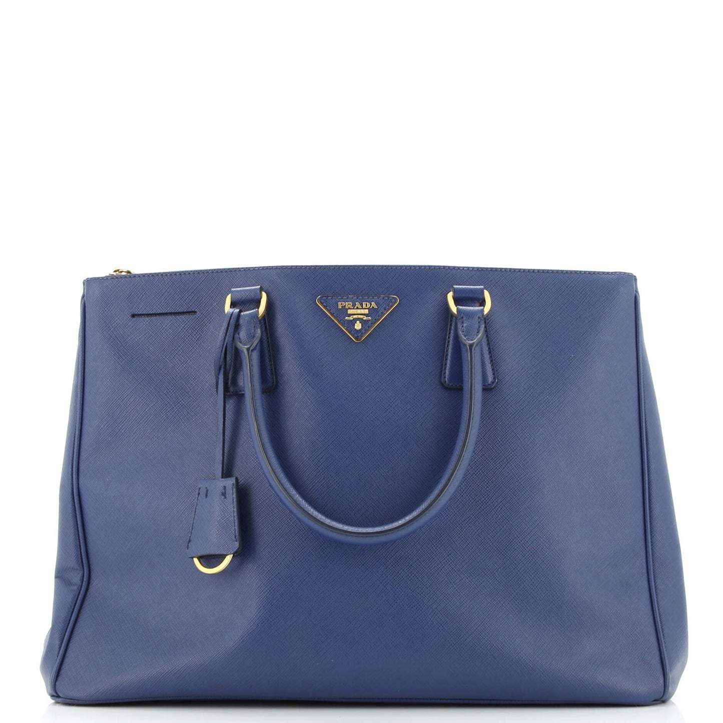 Double Zip Lux Tote Saffiano Leather Medium