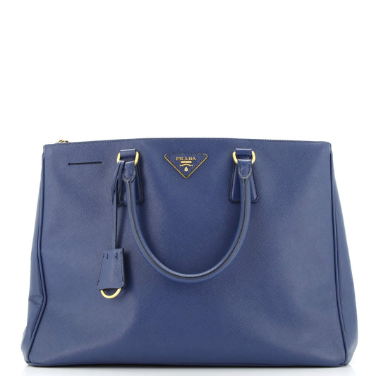 Double Zip Lux Tote Saffiano Leather Medium