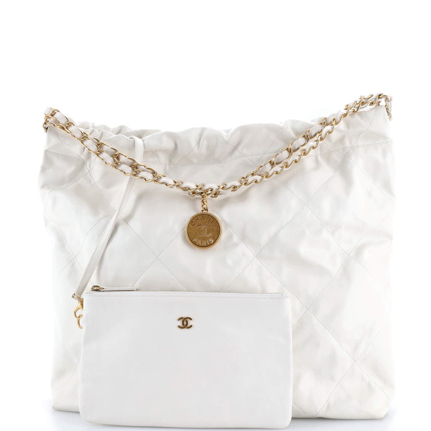 22 Chain Hobo Quilted Calfskin Medium