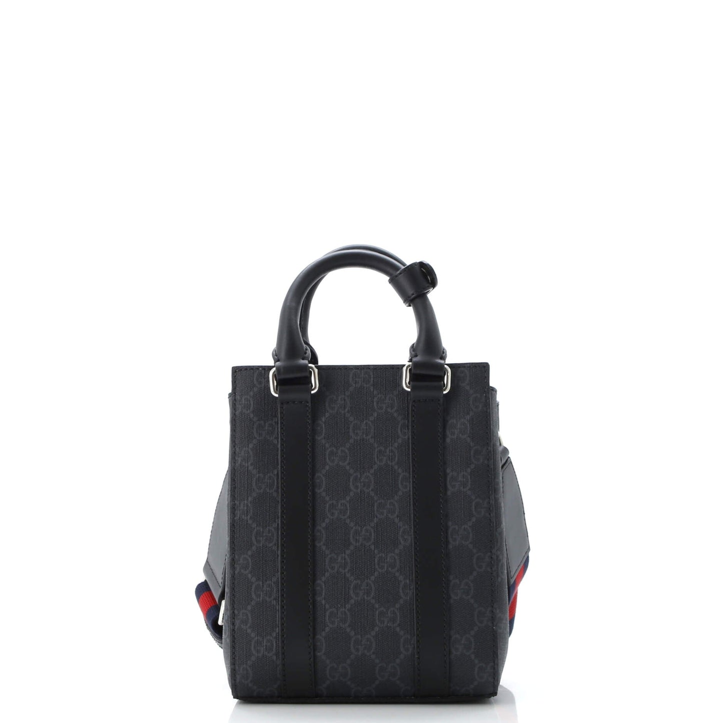 Convertible Web Open Tote GG Coated Canvas Mini