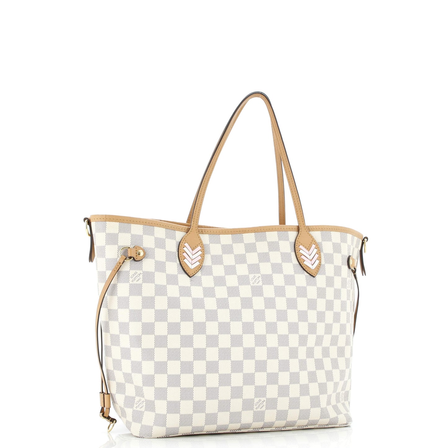 Neverfull NM Tote Damier with Braided Detail MM