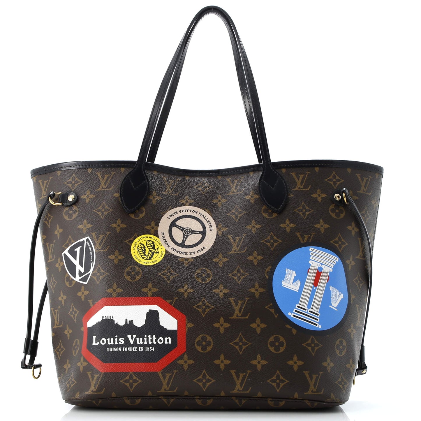 Neverfull NM Tote Limited Edition World Tour Monogram Canvas MM