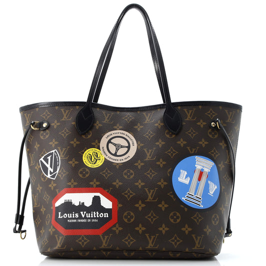 Neverfull NM Tote Limited Edition World Tour Monogram Canvas MM
