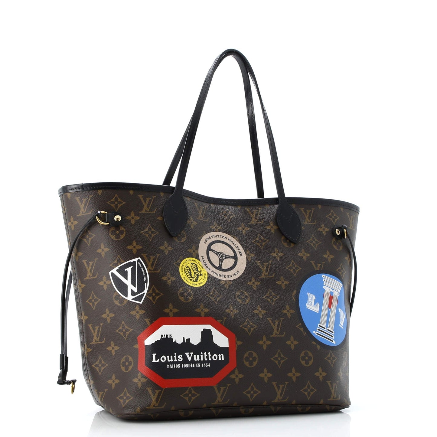 Neverfull NM Tote Limited Edition World Tour Monogram Canvas MM