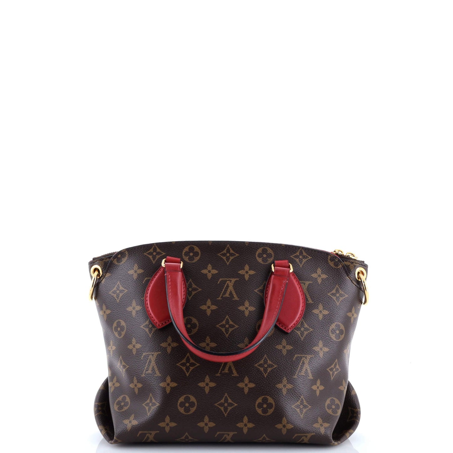 Flower Zipped Tote Monogram Canvas PM