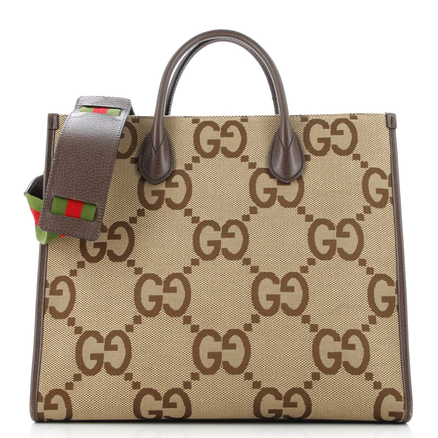 Convertible Tote Jumbo GG Canvas Large