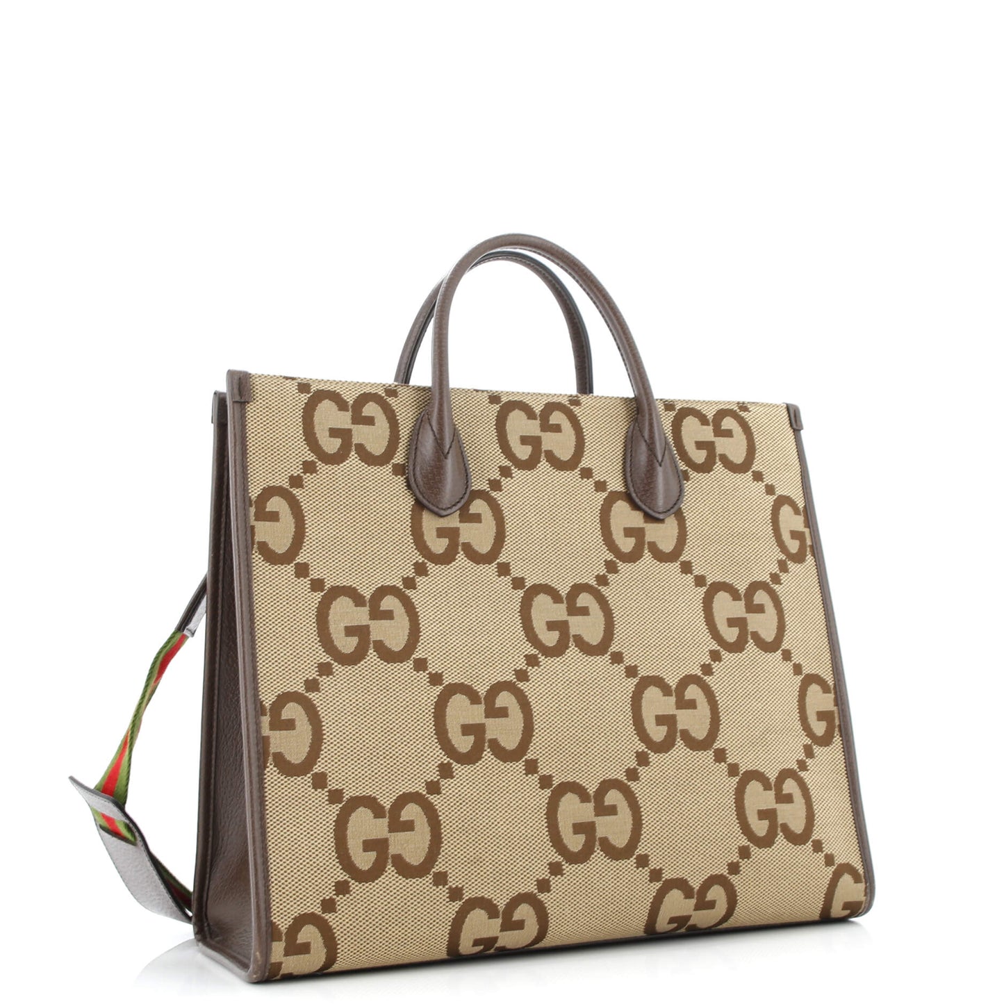 Convertible Tote Jumbo GG Canvas Large