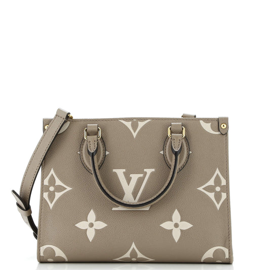 OnTheGo Tote Bicolor Monogram Empreinte Giant PM