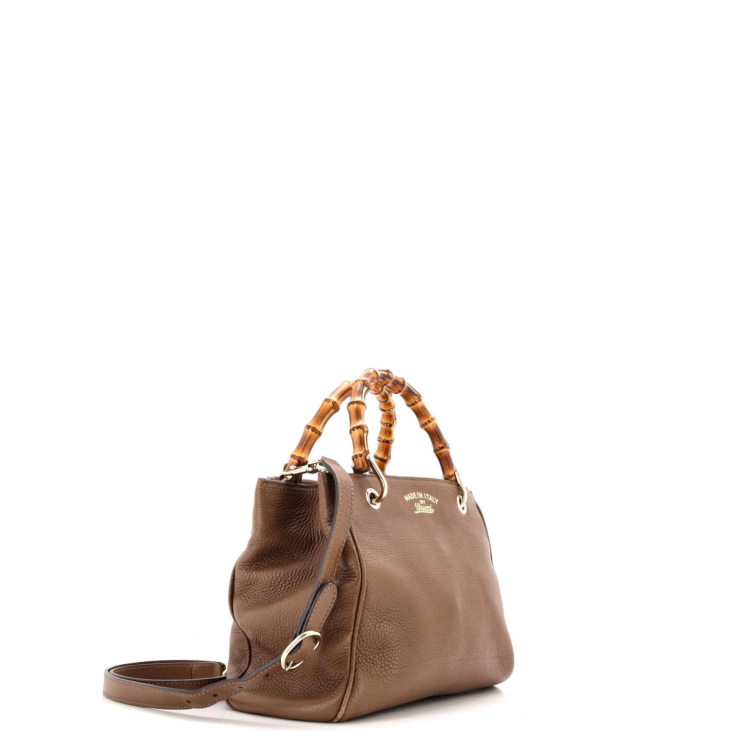 Bamboo Shopper Tote Leather Small