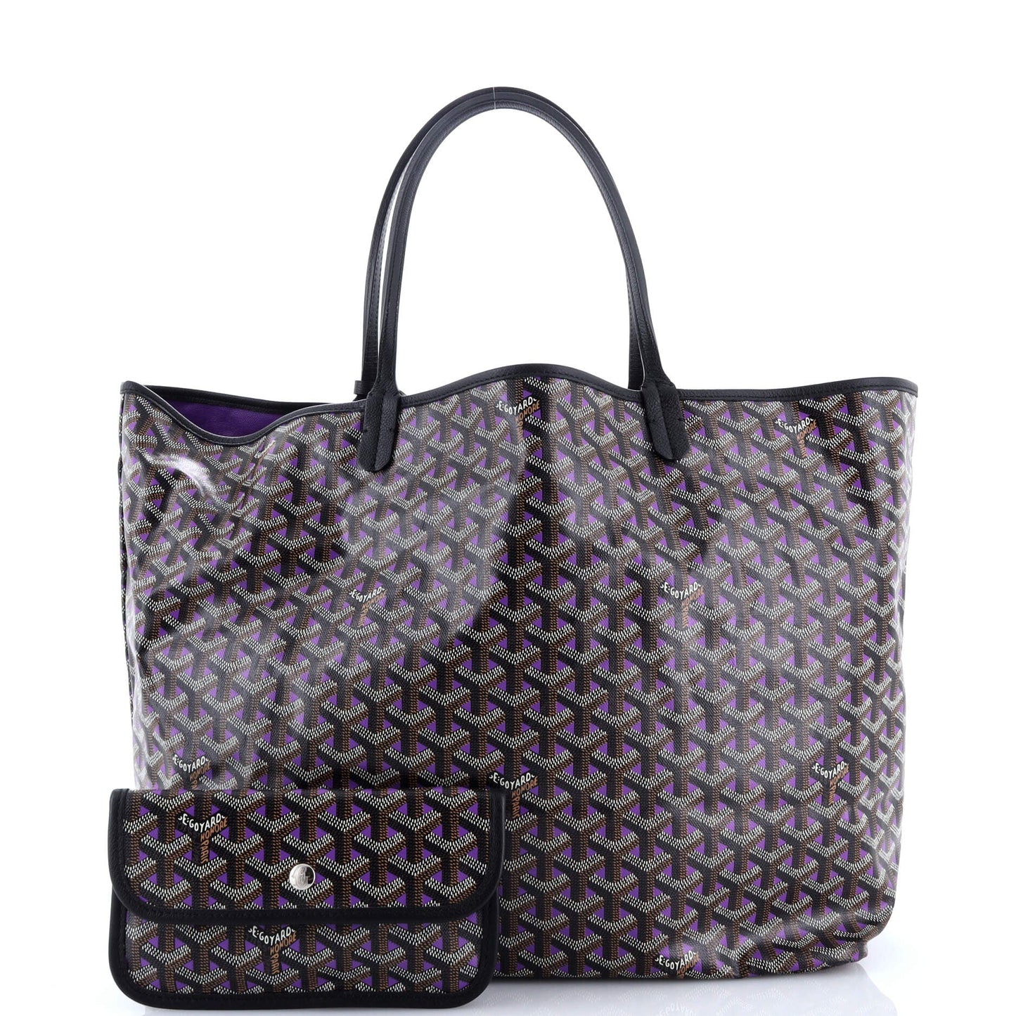 Saint Louis Tote Claire Voie Coated Canvas GM