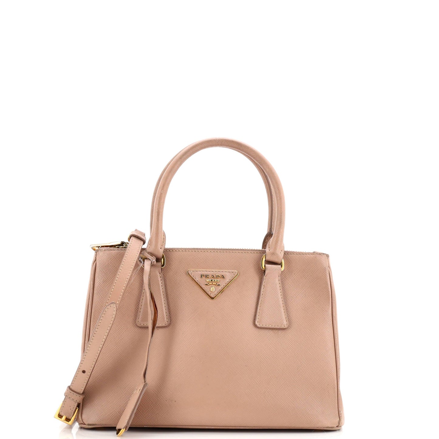 Galleria Double Zip Tote Saffiano Leather Small