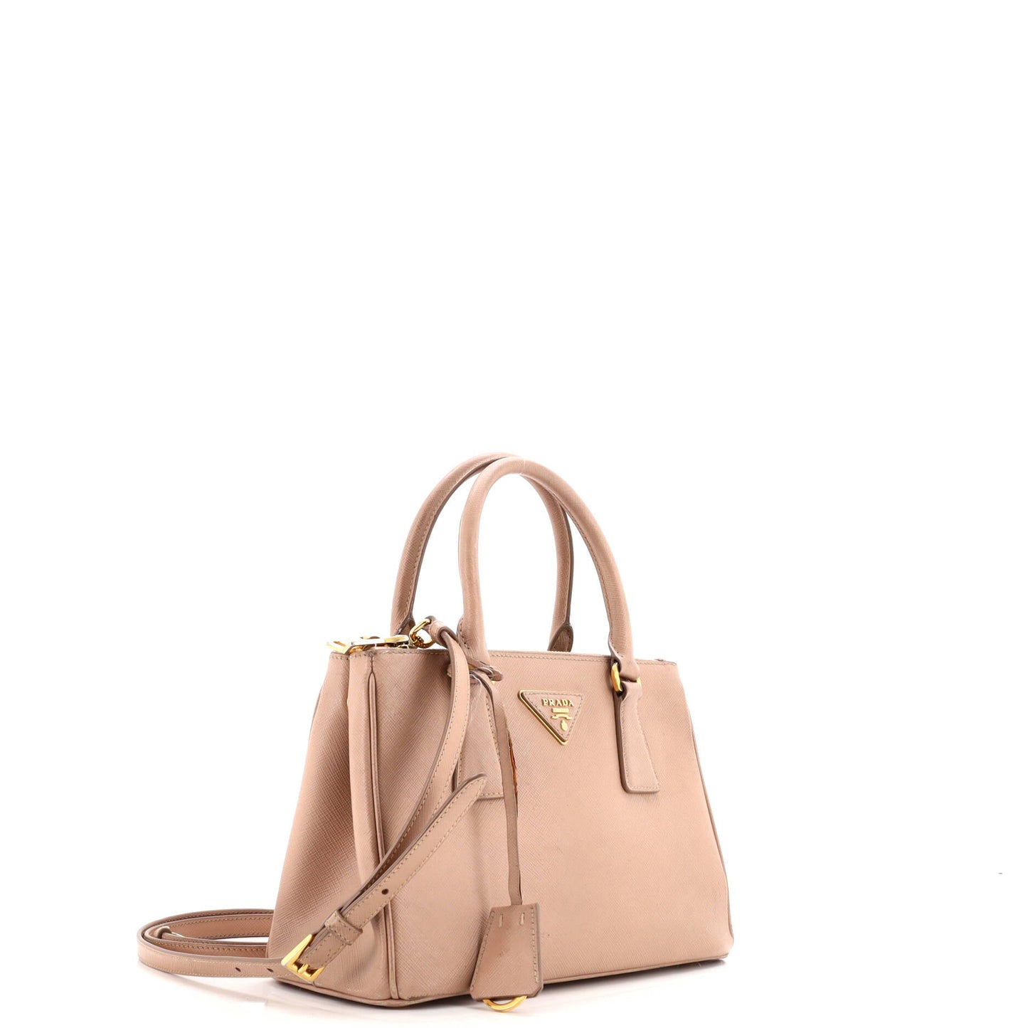 Galleria Double Zip Tote Saffiano Leather Small