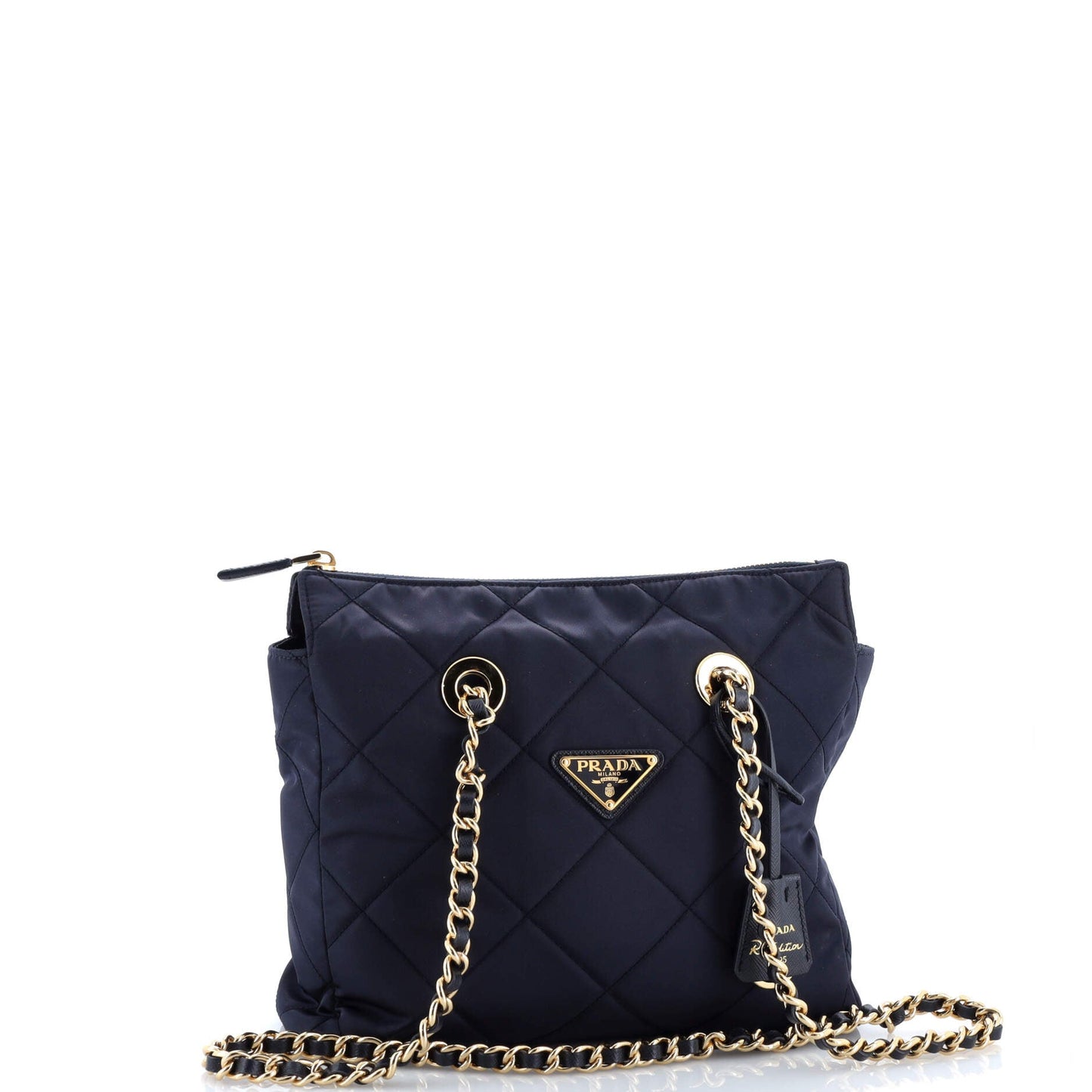 Re-Edition 1995 Chain Tote Quilted Re-Nylon Small