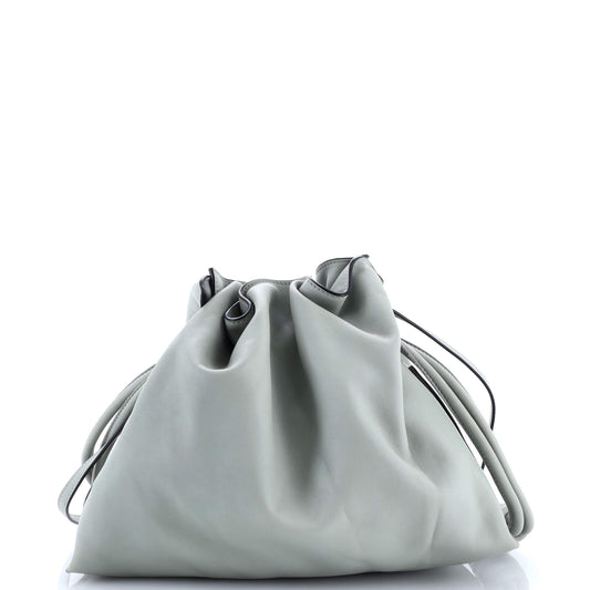 Flamenco Knot Clutch Leather Medium