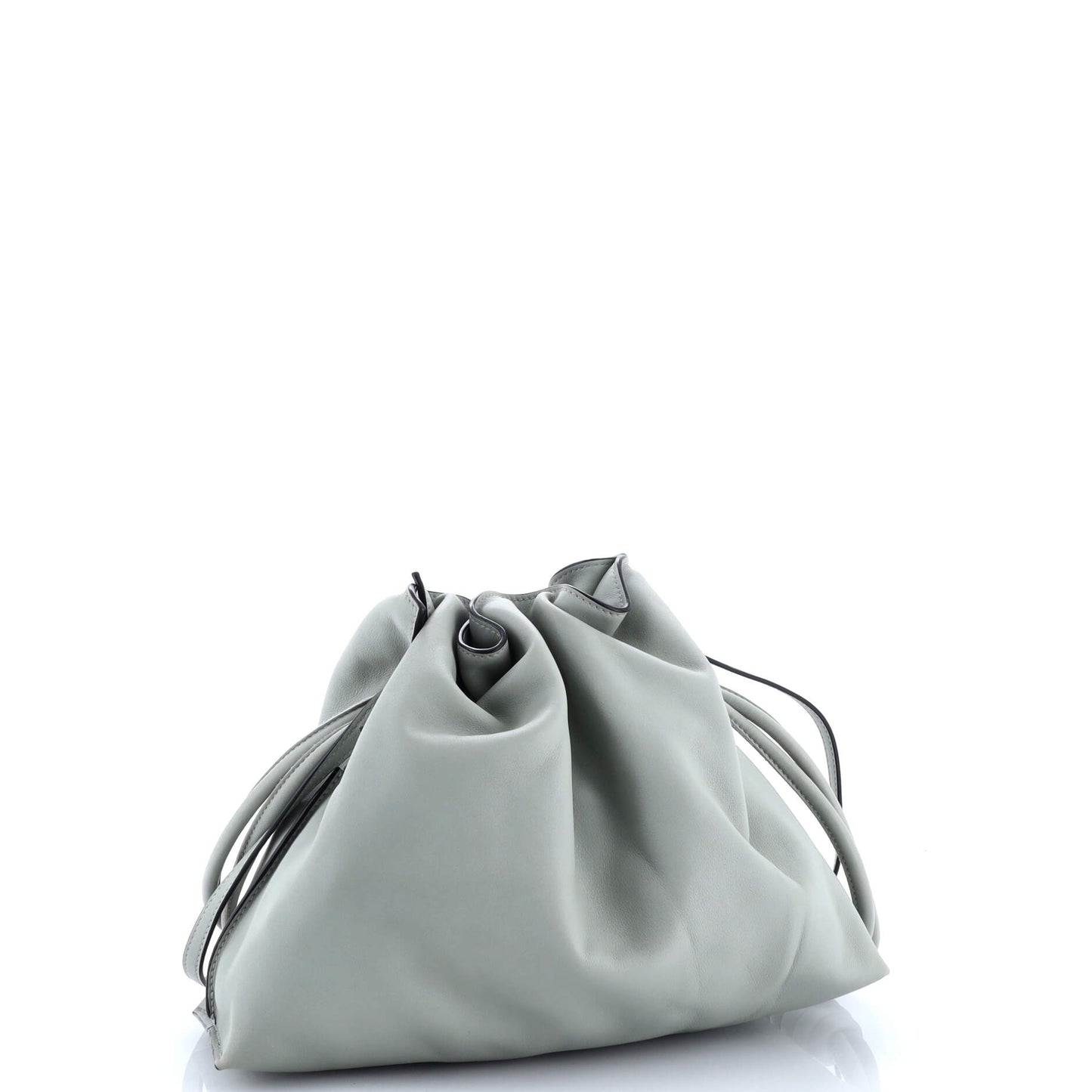 Flamenco Knot Clutch Leather Medium