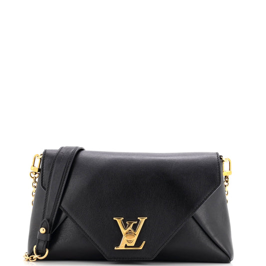 Love Note Chain Clutch Leather