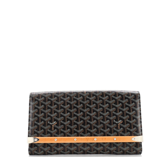 Monte Carlo Clutch Coated Canvas MM
