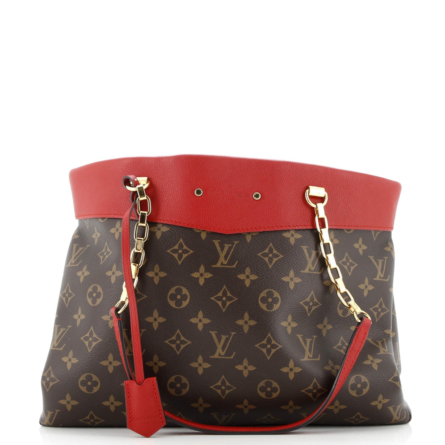 Pallas Shopper Monogram Canvas and Calfskin