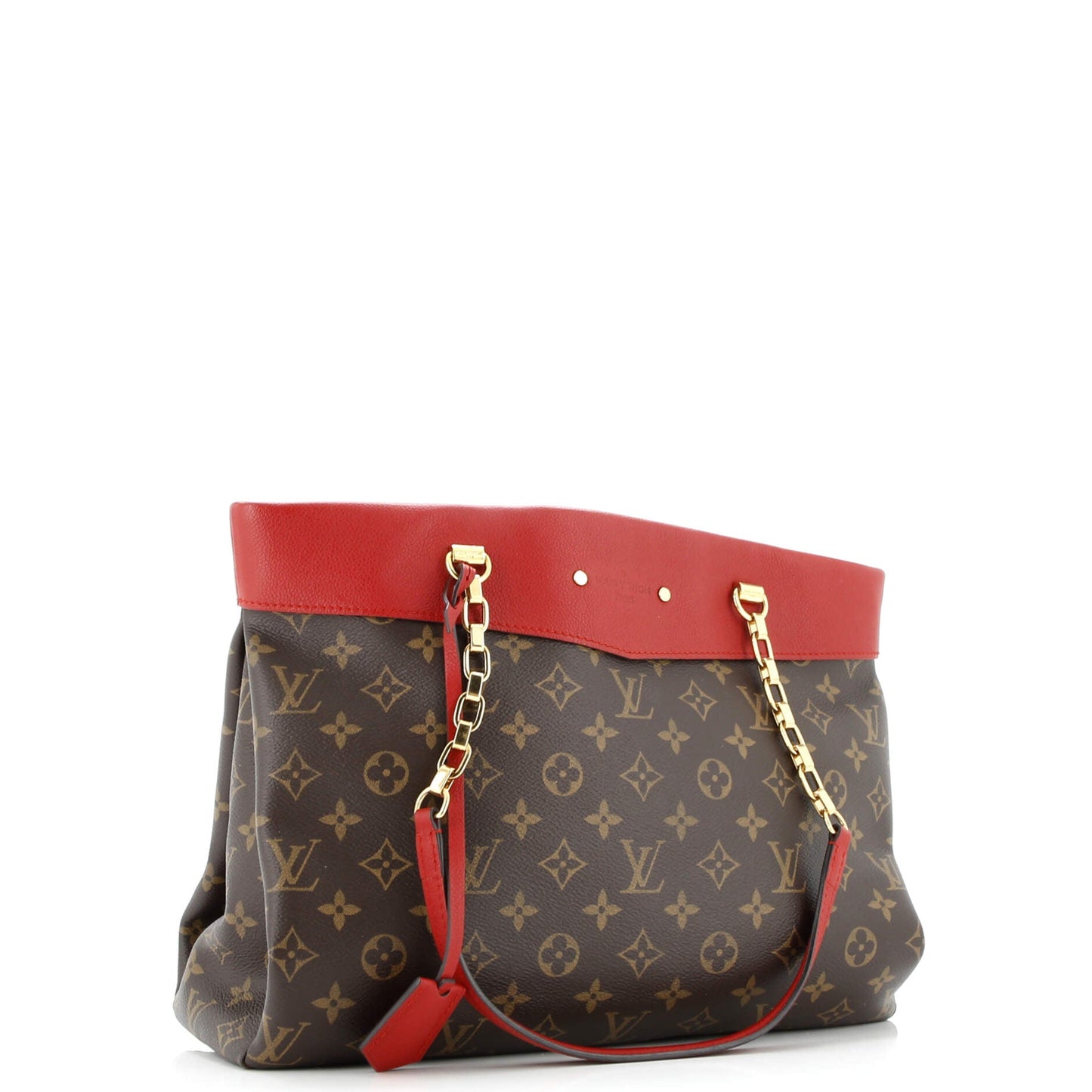 Pallas Shopper Monogram Canvas and Calfskin