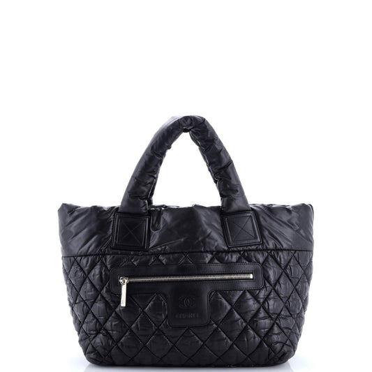 Coco Cocoon Reversible Tote Quilted Nylon Small