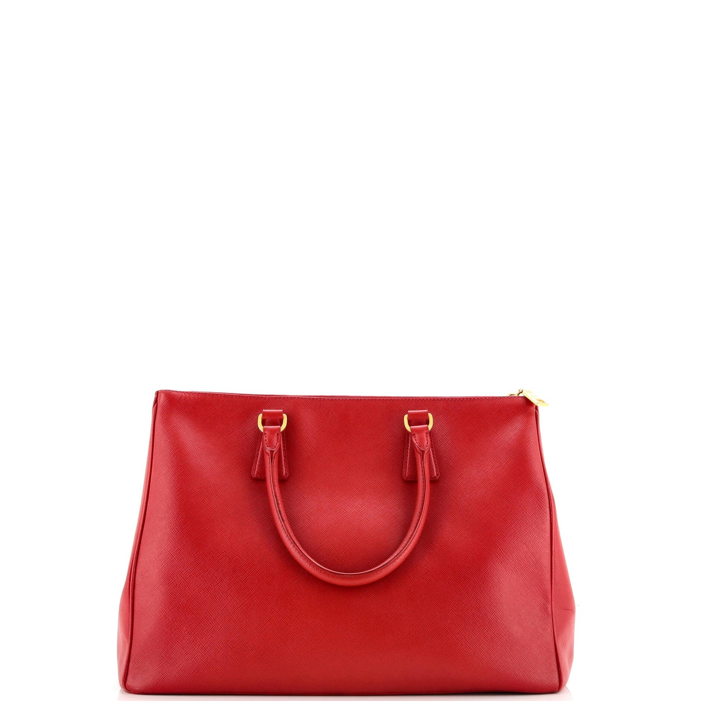 Double Zip Lux Tote Saffiano Leather Medium