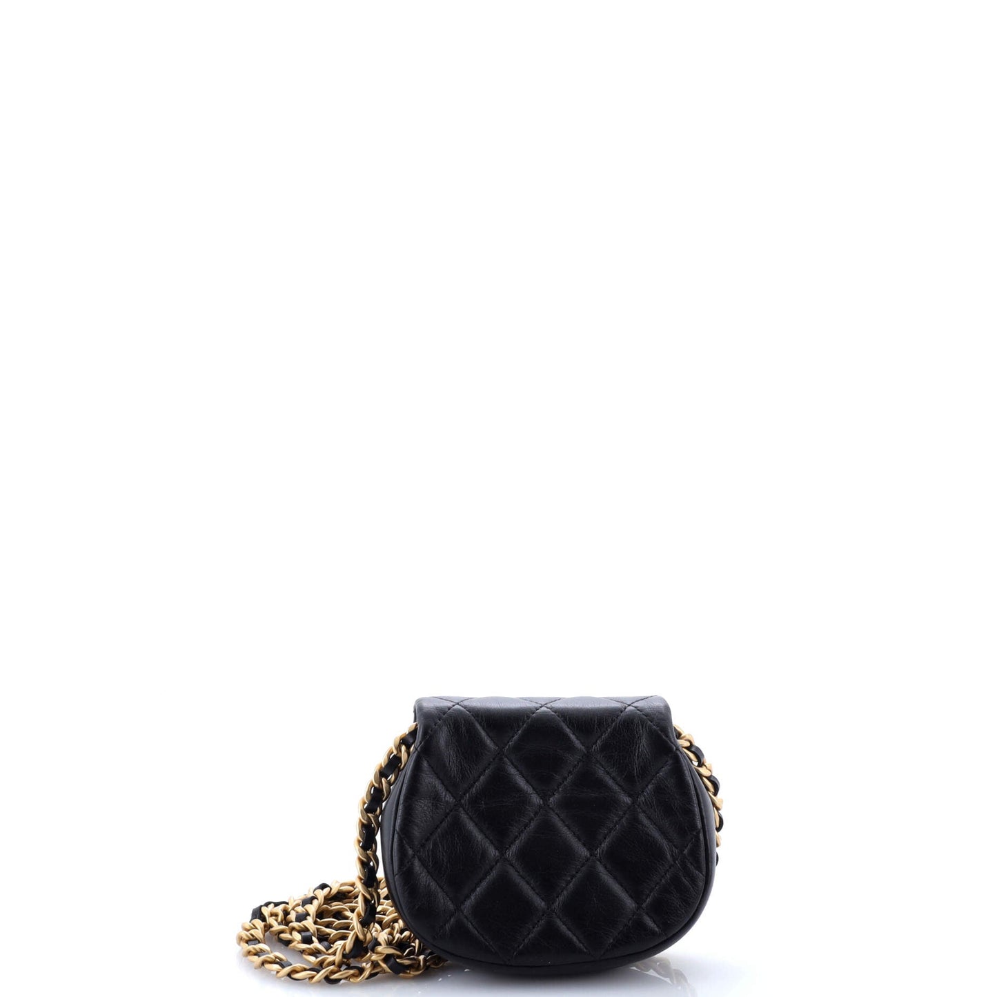 Coco Mail Clutch with Chain Quilted Calfskin Mini