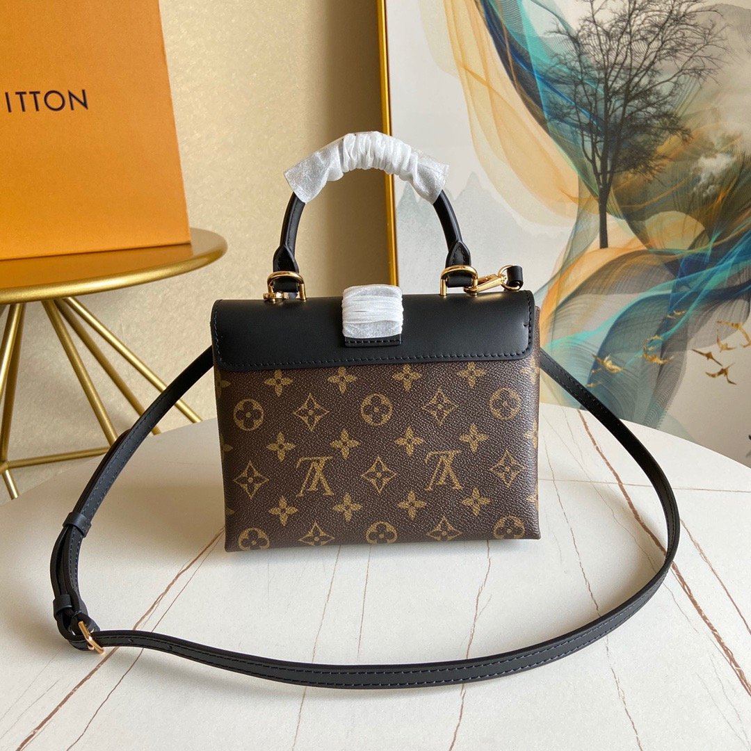 Louis Vuitton Monogram Locky BB Crossbody with Noir