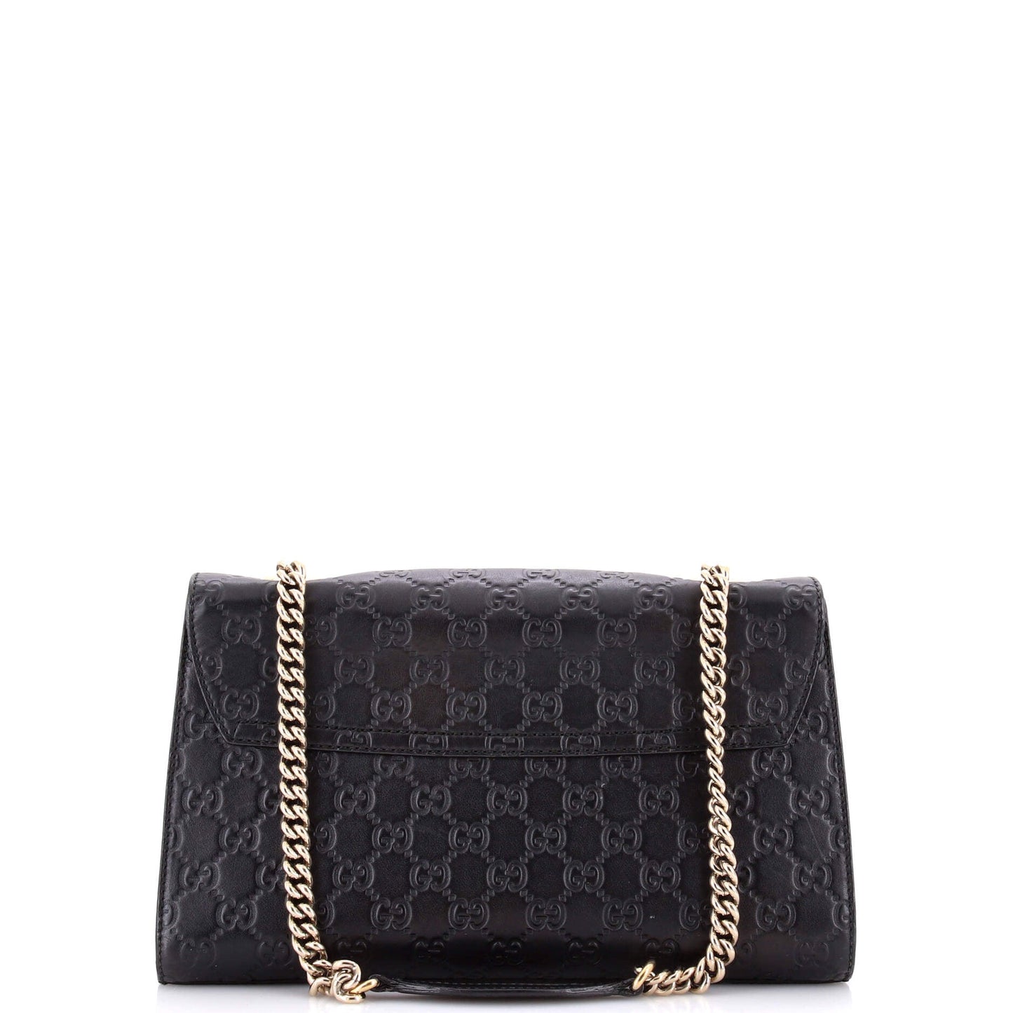 Emily Chain Flap Bag Guccissima Leather Medium