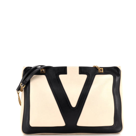 Viva Superstar Chain Tote Leather Medium