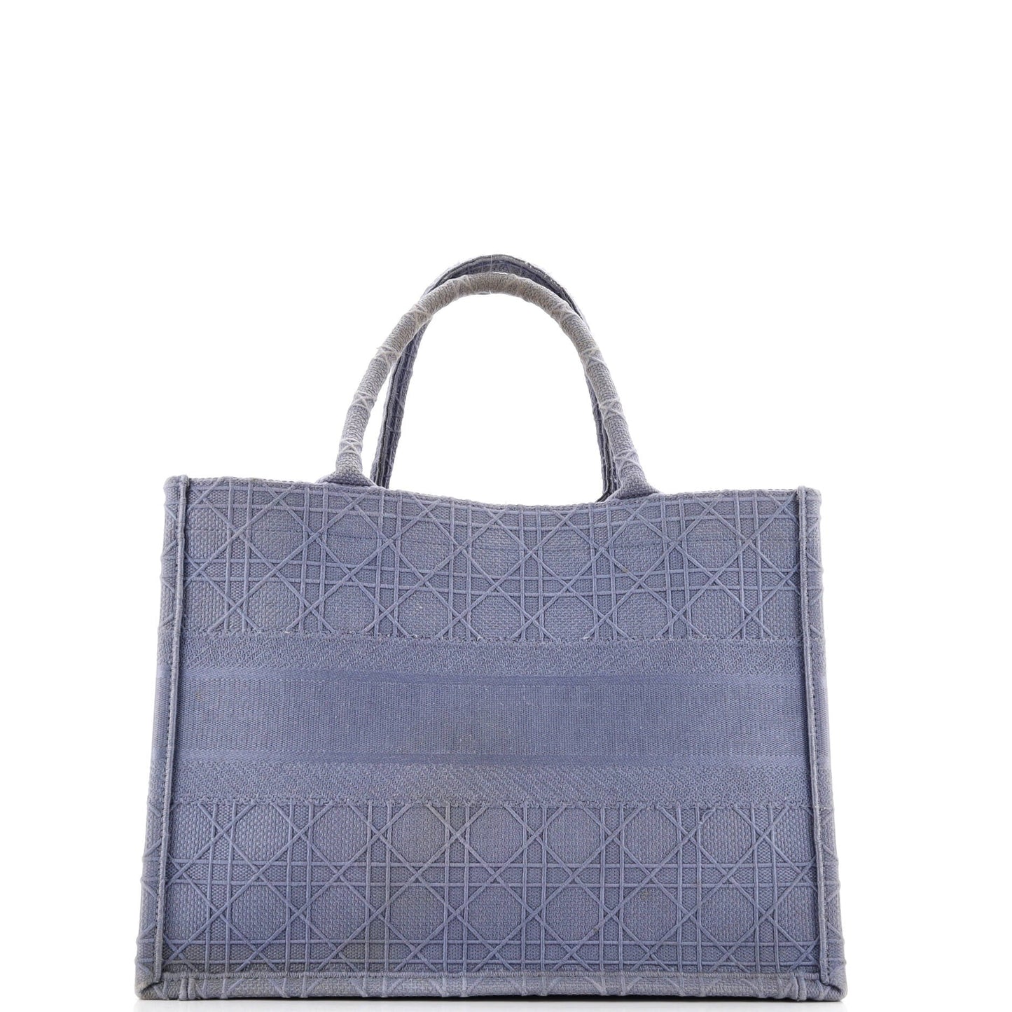 Book Tote Cannage Embroidered Canvas Medium