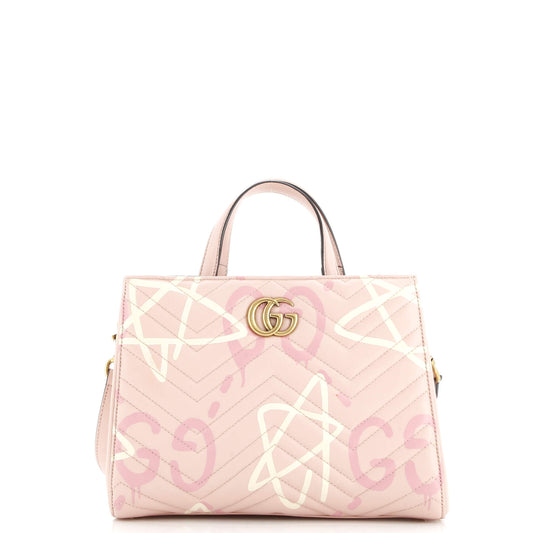 GG Marmont Tote GucciGhost Matelasse Leather Small