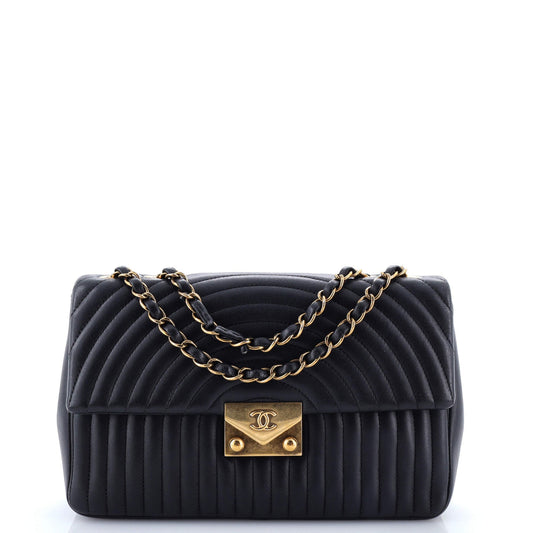 Pagoda Flap Bag Quilted Lambskin Medium