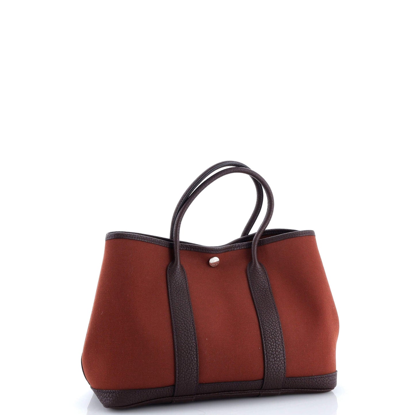 Garden Party Tote Toile and Leather 30