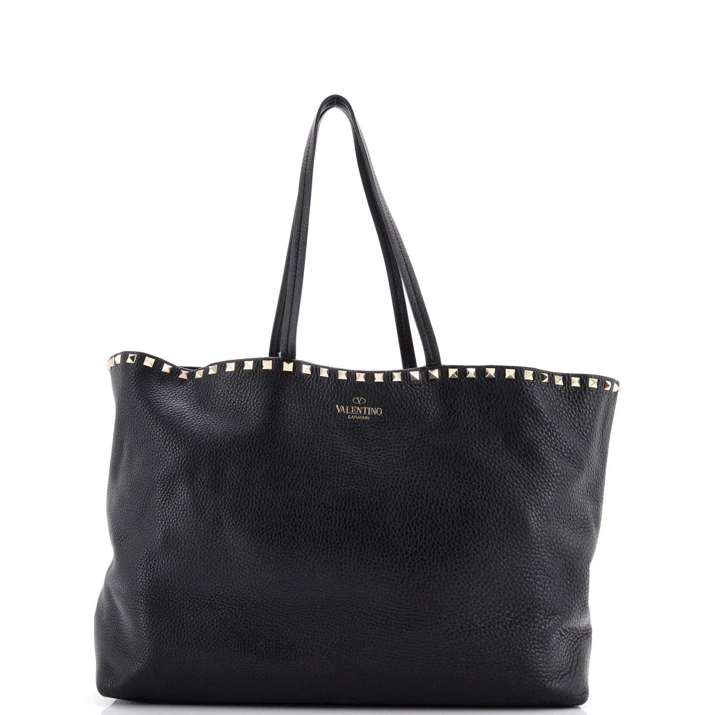 Rockstud Shopper Tote Leather Large