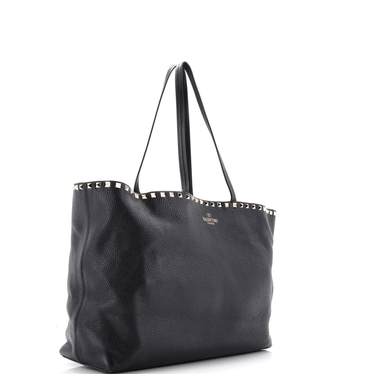 Rockstud Shopper Tote Leather Large