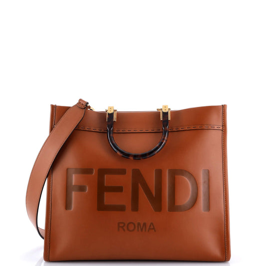 Sunshine Shopper Tote Leather Medium