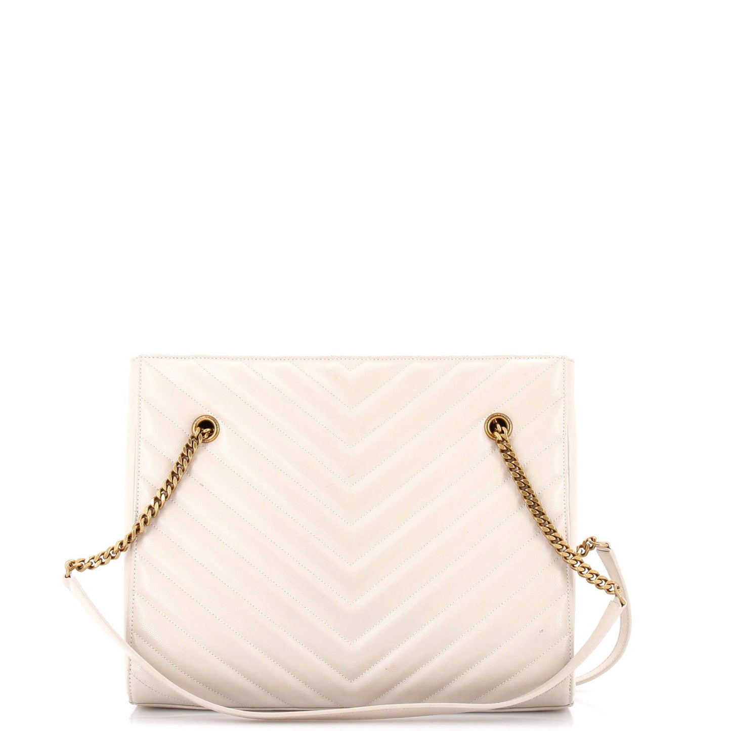 Tribeca Shopping Tote Matelasse Chevron Leather Medium