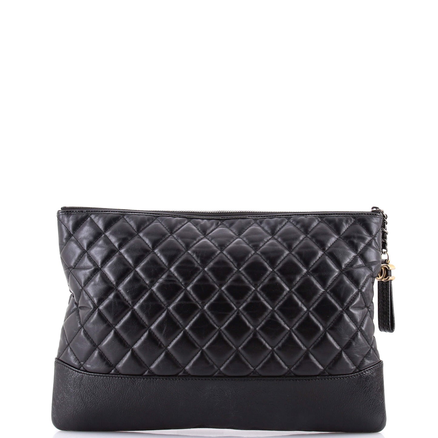 Gabrielle O Case Clutch Quilted Aged Calfskin Large