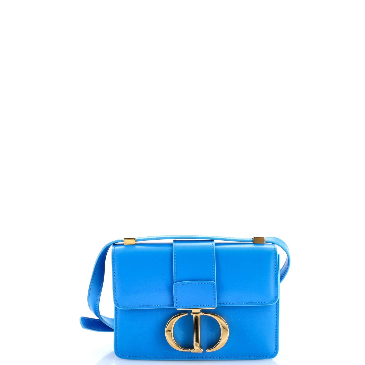 30 Montaigne Flap Bag Leather Micro