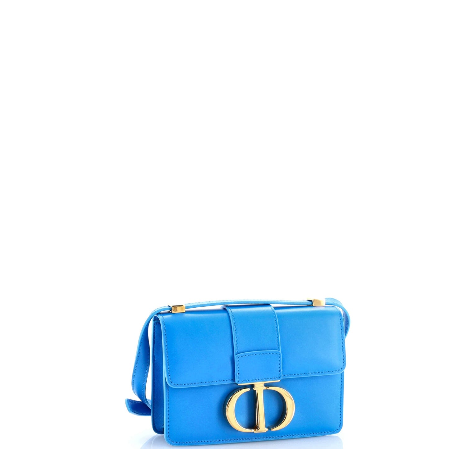 30 Montaigne Flap Bag Leather Micro