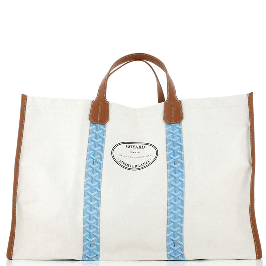 Mediterranee Saint-Tropez Reversible Tote Coated Canvas