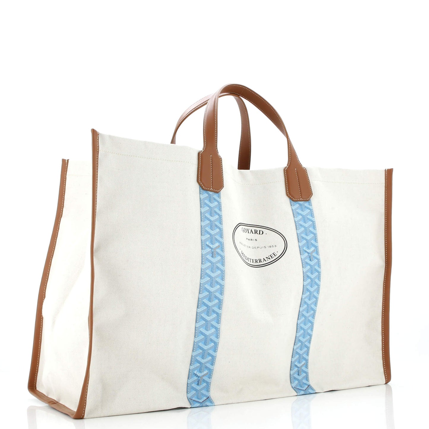Mediterranee Saint-Tropez Reversible Tote Coated Canvas