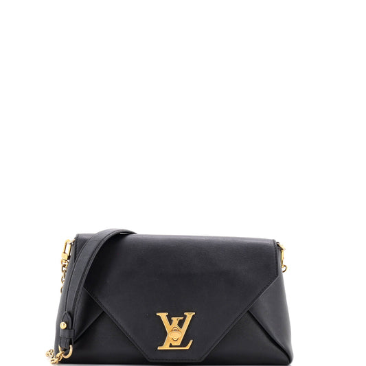 Love Note Chain Clutch Leather