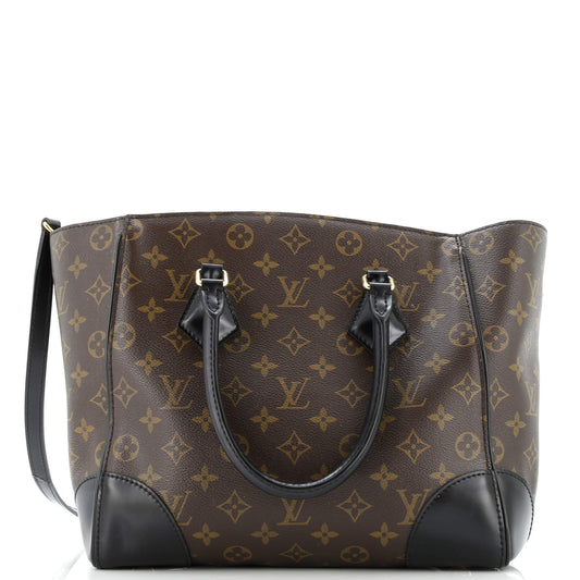 Phenix Tote Monogram Canvas with Leather MM