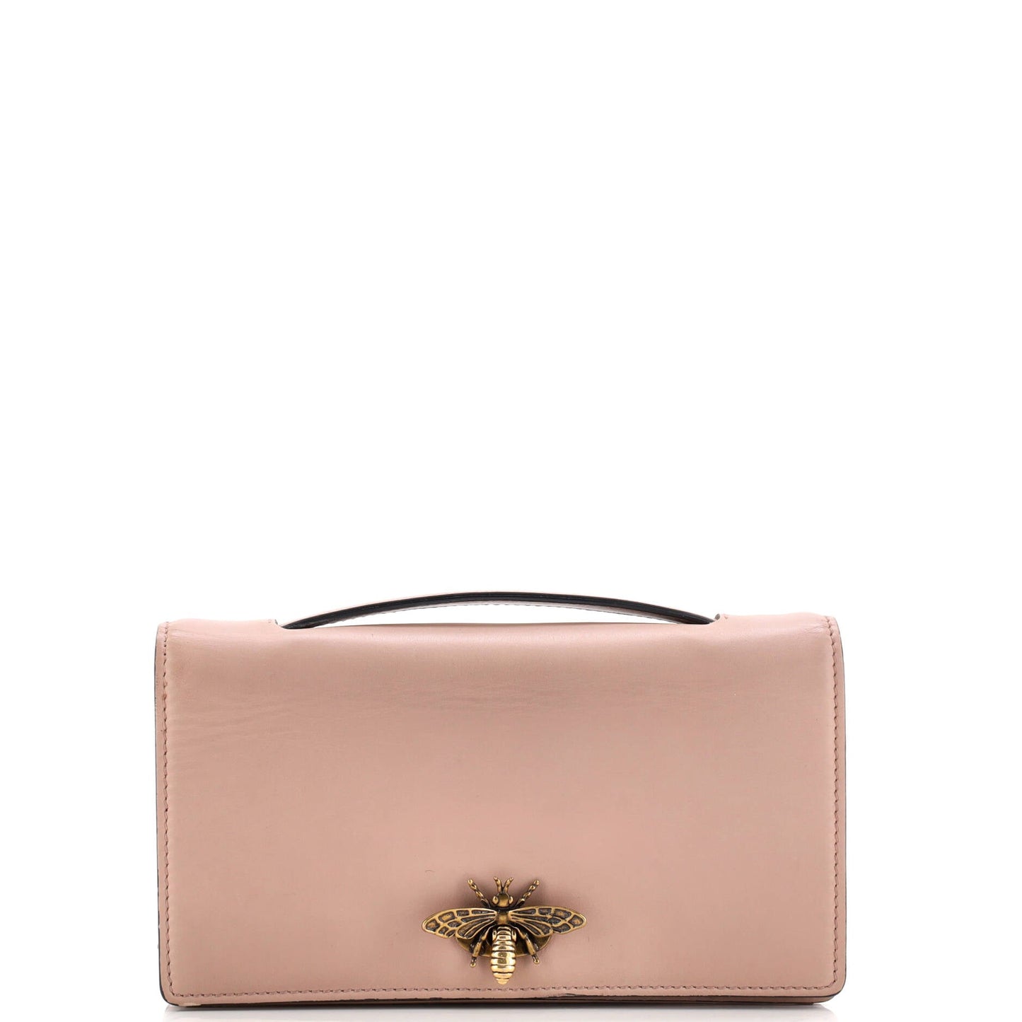 Bee Clutch Leather