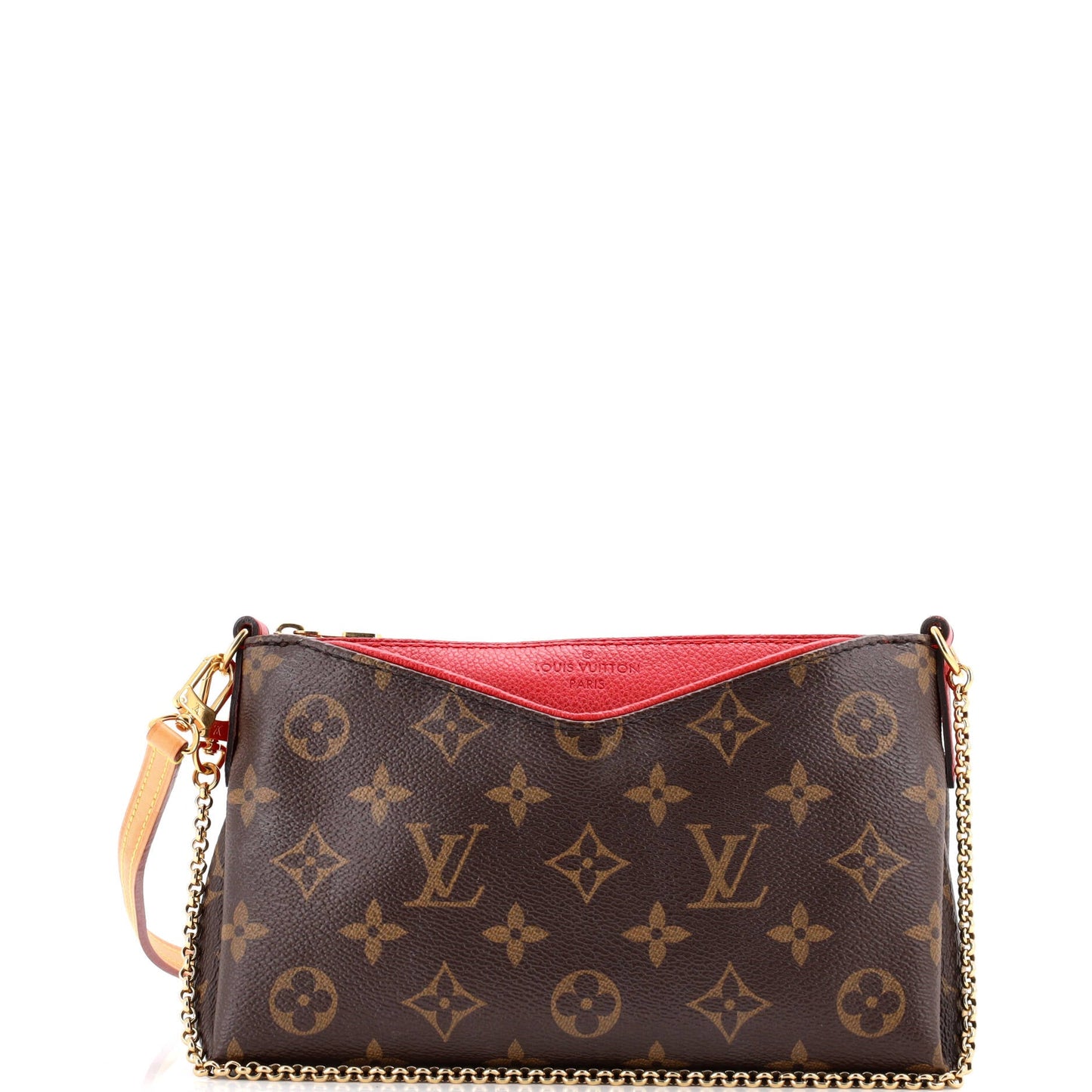 Pallas Clutch Monogram Canvas with Leather