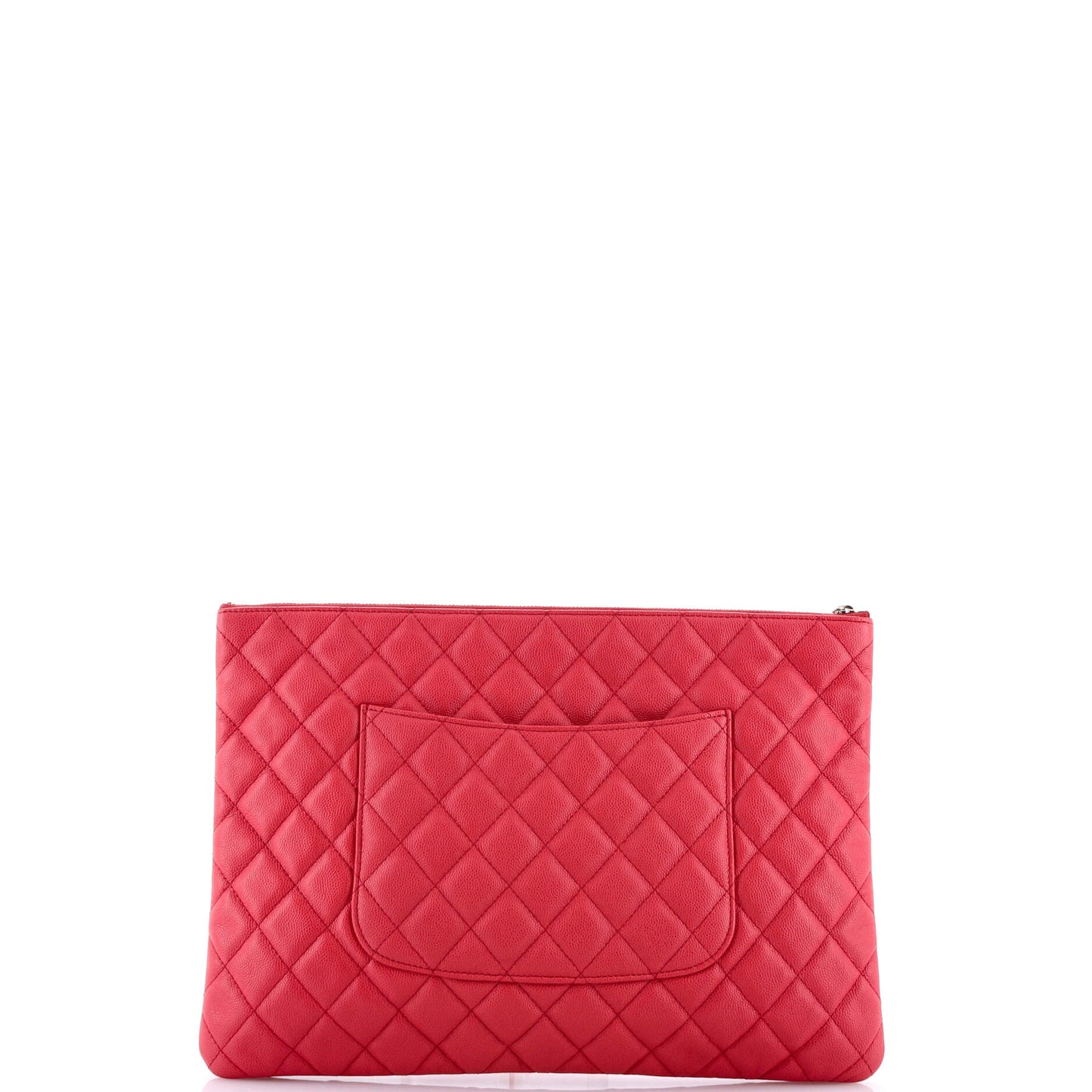 O Case Clutch Quilted Caviar Large